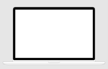 Notebook Wireframe Web Site Screen Display Grey