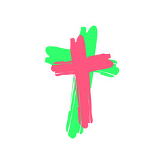 Cross religion icon