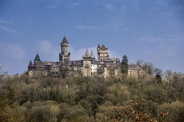 view of the old german castle