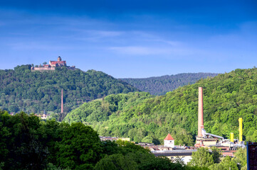 view of the old german castle