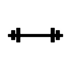 Barbell Icon Vector Illustration Design