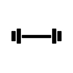 Barbell Icon Vector Illustration Design