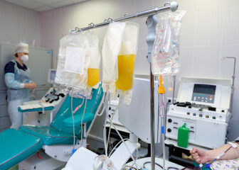 plasma package with this blood group. They are used in operations and vital blood replacement