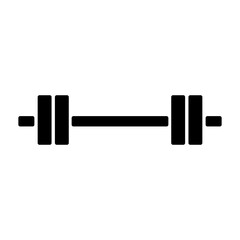 Barbell Icon Vector Illustration Design