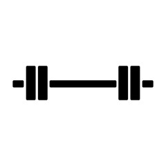 Barbell Icon Vector Illustration Design