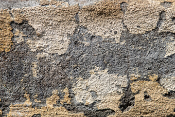 background and texture of old brick and concrete covered with paint