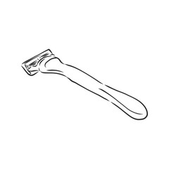 Razor vector sketch icon isolated on background. Hand drawn Razor icon. Razor sketch icon for infographic, razor, vector sketch illustration