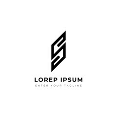 Logo Letter S Monogram Design, Icon Modern Initial S.