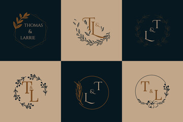 Amang Luxury Logo for Wedding