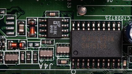 electronic circuit board pcb green
