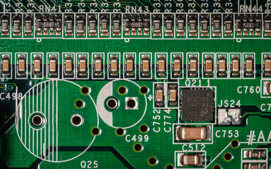electronic circuit board pcb green