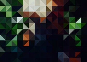 Abstract Colorful Geometrical Artwork,Abstract Graphical Art Background Texture,Modern Conceptual Art,Synthwave Aesthetic Poster Print,3D Rendering