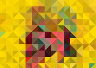 Abstract Colorful Geometrical Artwork,Abstract Graphical Art Background Texture,Modern Conceptual Art,Synthwave Aesthetic Poster Print,3D Rendering