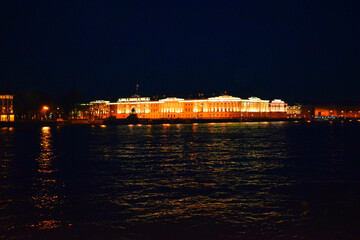 night view of stockholm