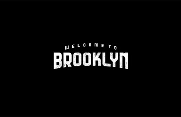Welcome To Brooklyn Vector Design