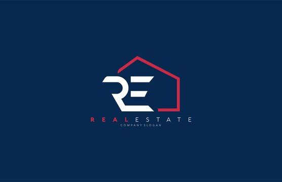 RE Real Estate Logo Design