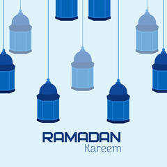 Ramadan background, Ramadan kareem,illustration with lanterns, vector illustration, ramadan 2020.