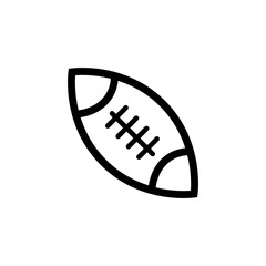American Football Icon Vector Illustration