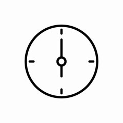 Outline clock icon.Clock vector illustration. Symbol for web and mobile