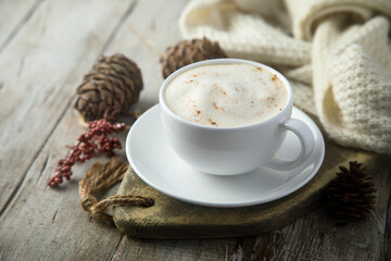 Homemade spiced latte