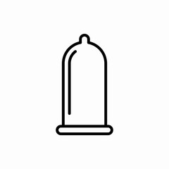 Outline condom icon.Condom vector illustration. Symbol for web and mobile