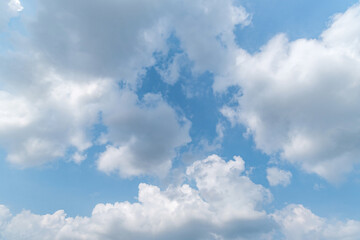 Obraz premium clear blue sky background,clouds with background.