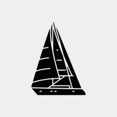 set of vector icons of ships and submarine 