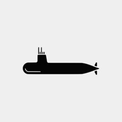 set of vector icons of ships and submarine 