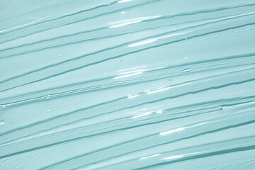 Obraz premium Cream gel transparent cosmetic sample texture background