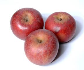 mela annurca is an apple from the Campania region isolated on white background