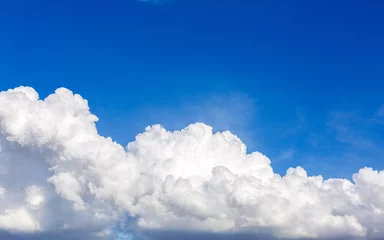 White cloud and blue sky with space. © warongdech