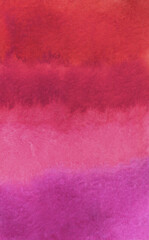 Watercolor abstract texture on paper, color violet-pink gradient