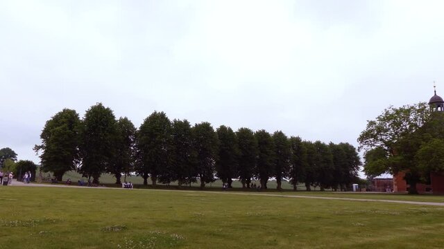 Baltic Sea. Storm. Windy. Park.