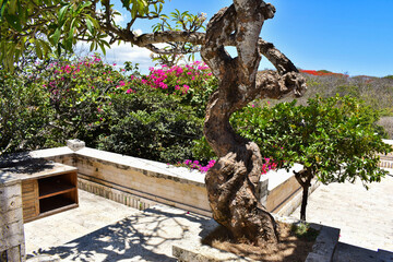 Area of Uluwatu Temple in Bali, Indonesia