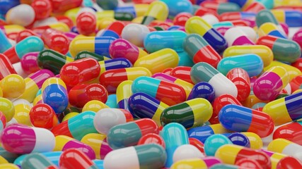 Fototapeta na wymiar Pills; multicoloured