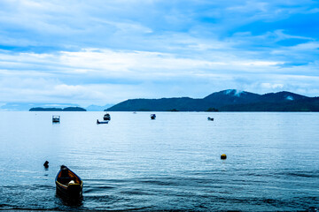 Obraz premium Amanhecer na Cidade de Paraty - Rio de Janeiro