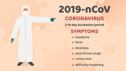 Various illnesses that may indicate a virus, such as headache, fever, dizziness, sore throat, coughing, runny nose, difficulty breathing
