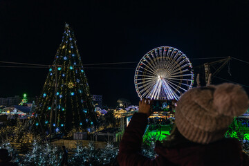 Le barcares village de noel in France