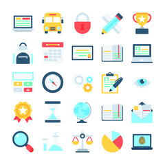 Pack of Flat Education Vectors