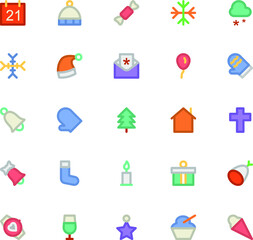 
Christmas Vectors Icons 1
