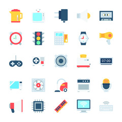 Electronic Devices Flat Vector Icon