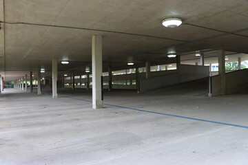 empty car park multi-storey 