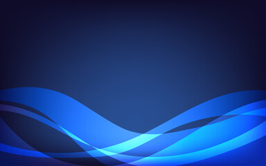 Abstract background blue wave gradient futuristic  art technology graphic vector illustration