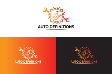 Automobile Engineering Logo. Automotive logo. design vector