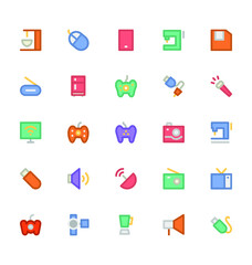 
Electronics Colored Vector Icons 2
