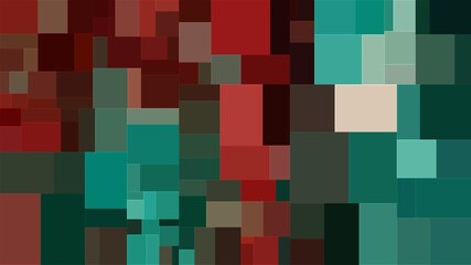 red green geometric shape pattern illustration abstract background