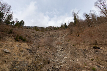 Brienz Trachtbach Rutschung