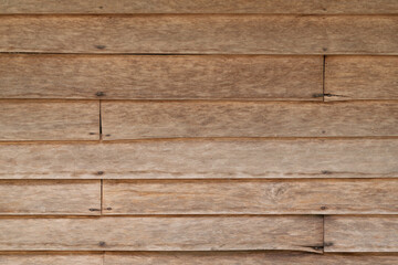 Texture details of horizontal stripes of wood plank with seam of wooden panels of wall. for background.