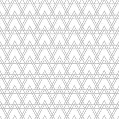 Geometric print. Gray pattern on white seamless background
