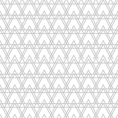 Geometric print. Gray pattern on white seamless background